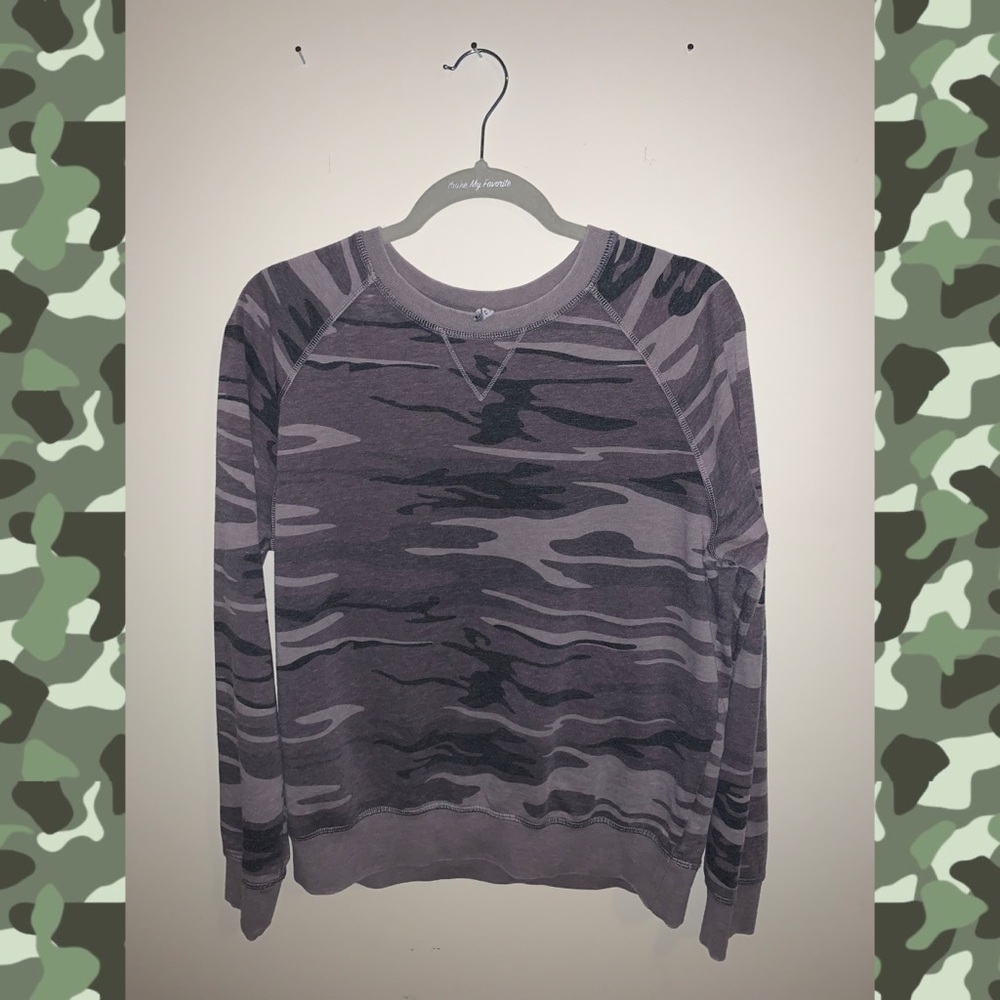 Z Supply Camo Crew Sweatshirt